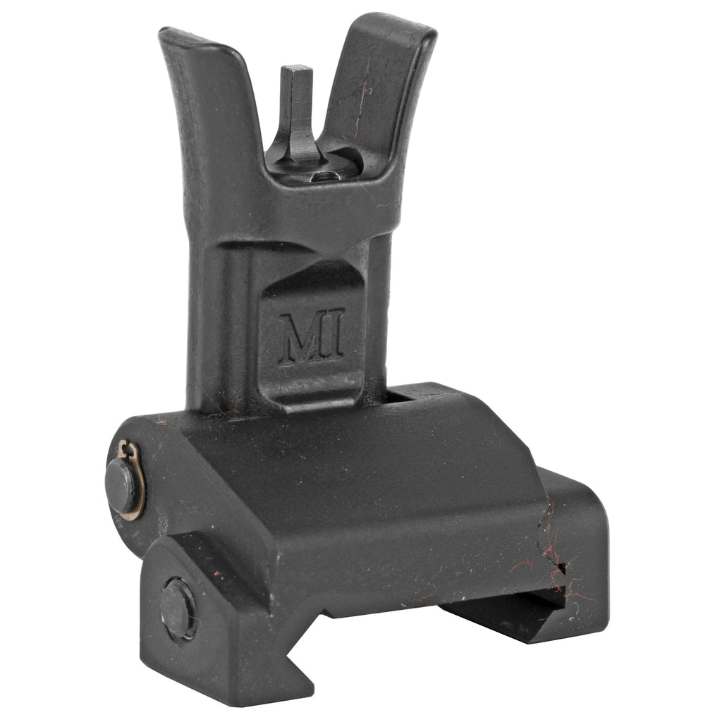 Midwest Industries Combat Rifle Front Sight MI-CRS-F – Low Profile Folding Mil-Spec Height Black Sight