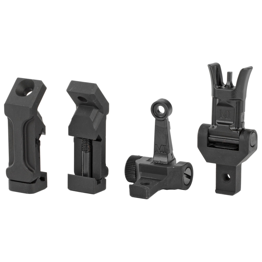 Midwest Industries MI-CRS-OSS 45 Degree Offset Combat Rifle Sights for AR-15 and Rail Platforms