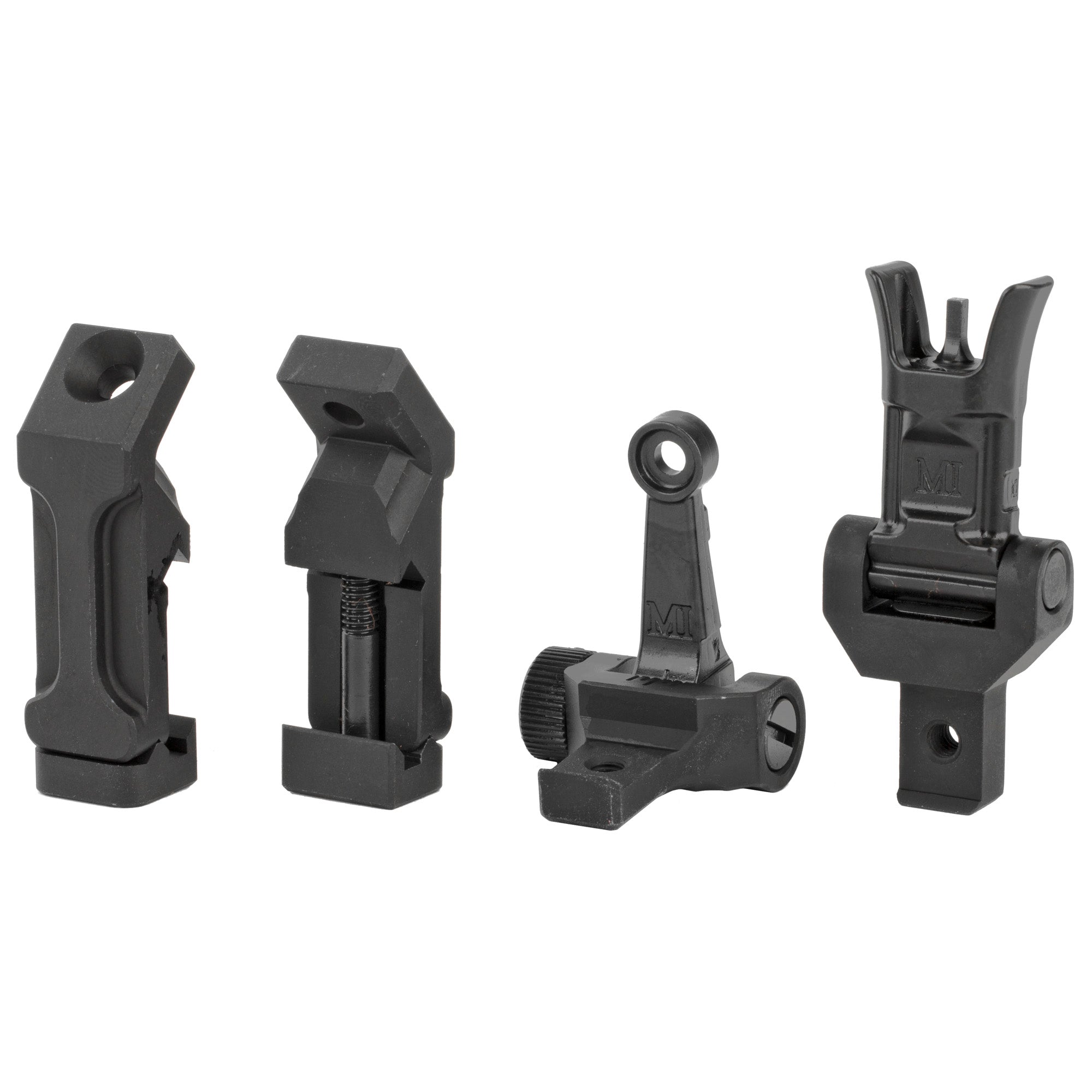 Midwest Industries MI-CRS-OSS 45 Degree Offset Combat Rifle Sights for AR-15 and Rail Platforms