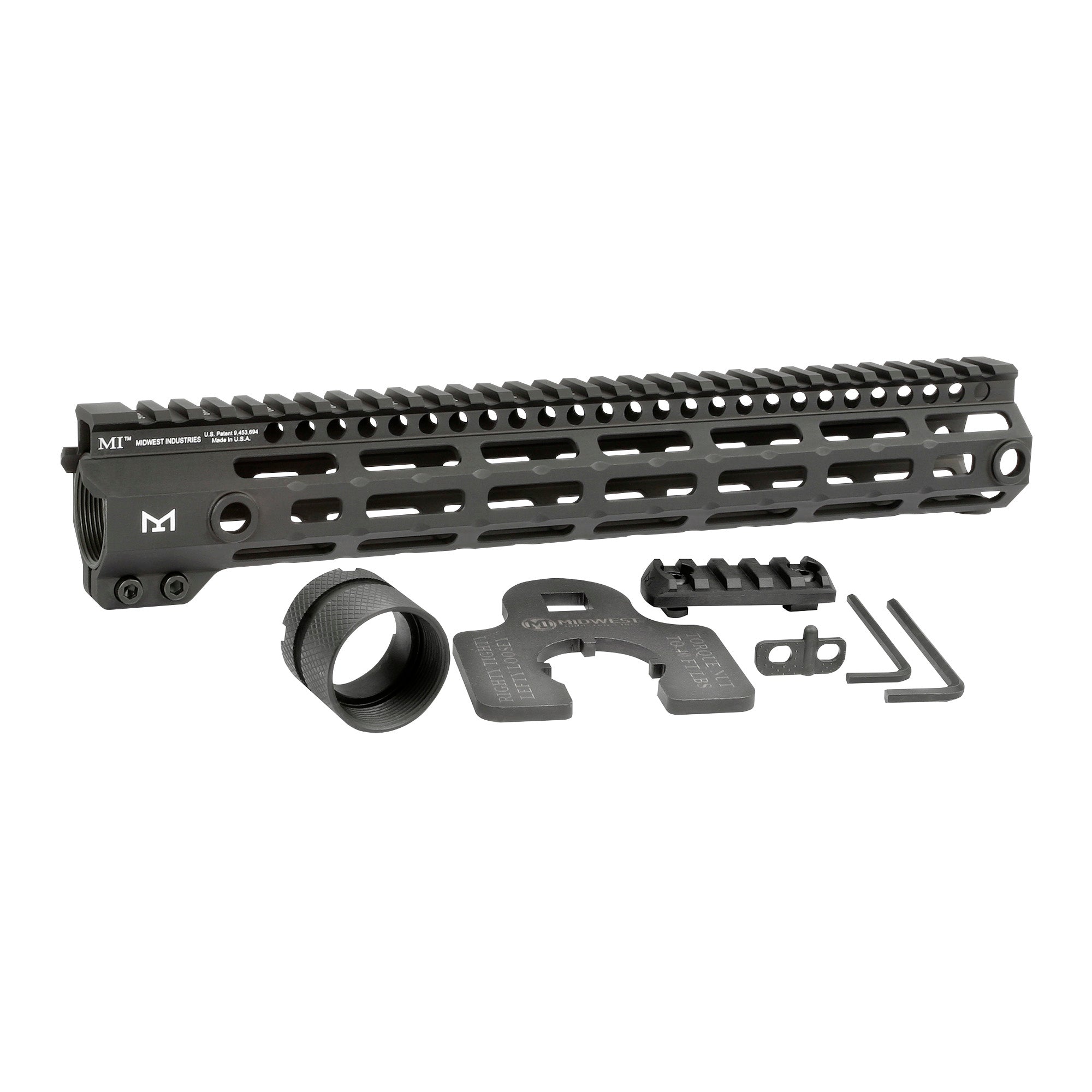 Midwest Industries Gen 4 M-Series Handguard for 12.625-inch Rifles with M-LOK and Picatinny Rail