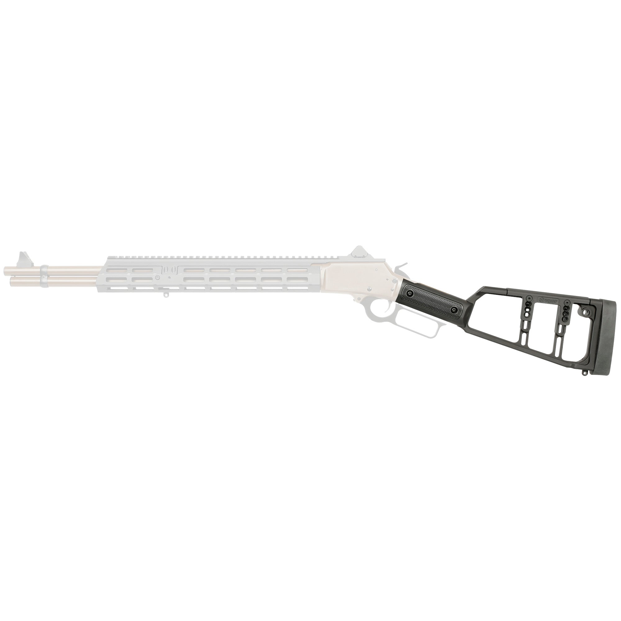 Midwest Industries MI-LS-MS Lever Stock for Marlin Straight Rifle in Black