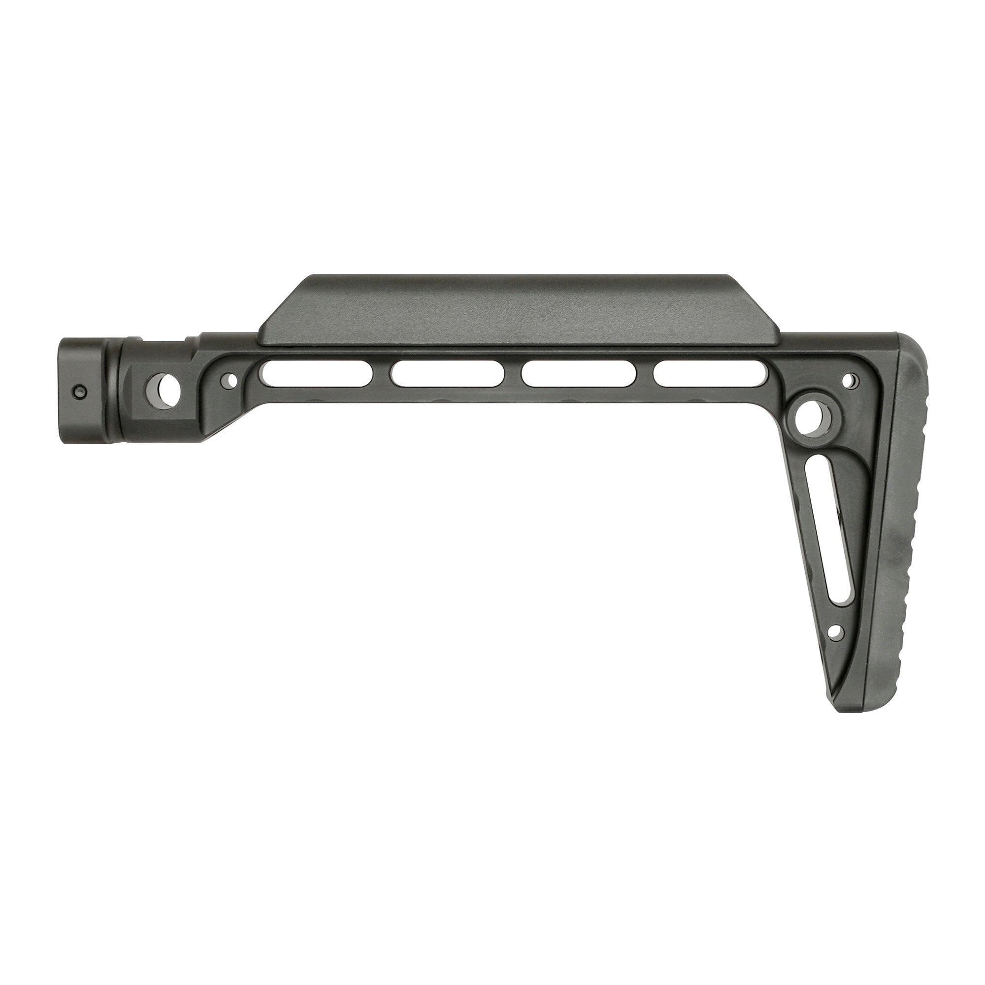 Midwest Industries Minimalist Fixed Stock Black for Improved Firearm Stability and Comfort
