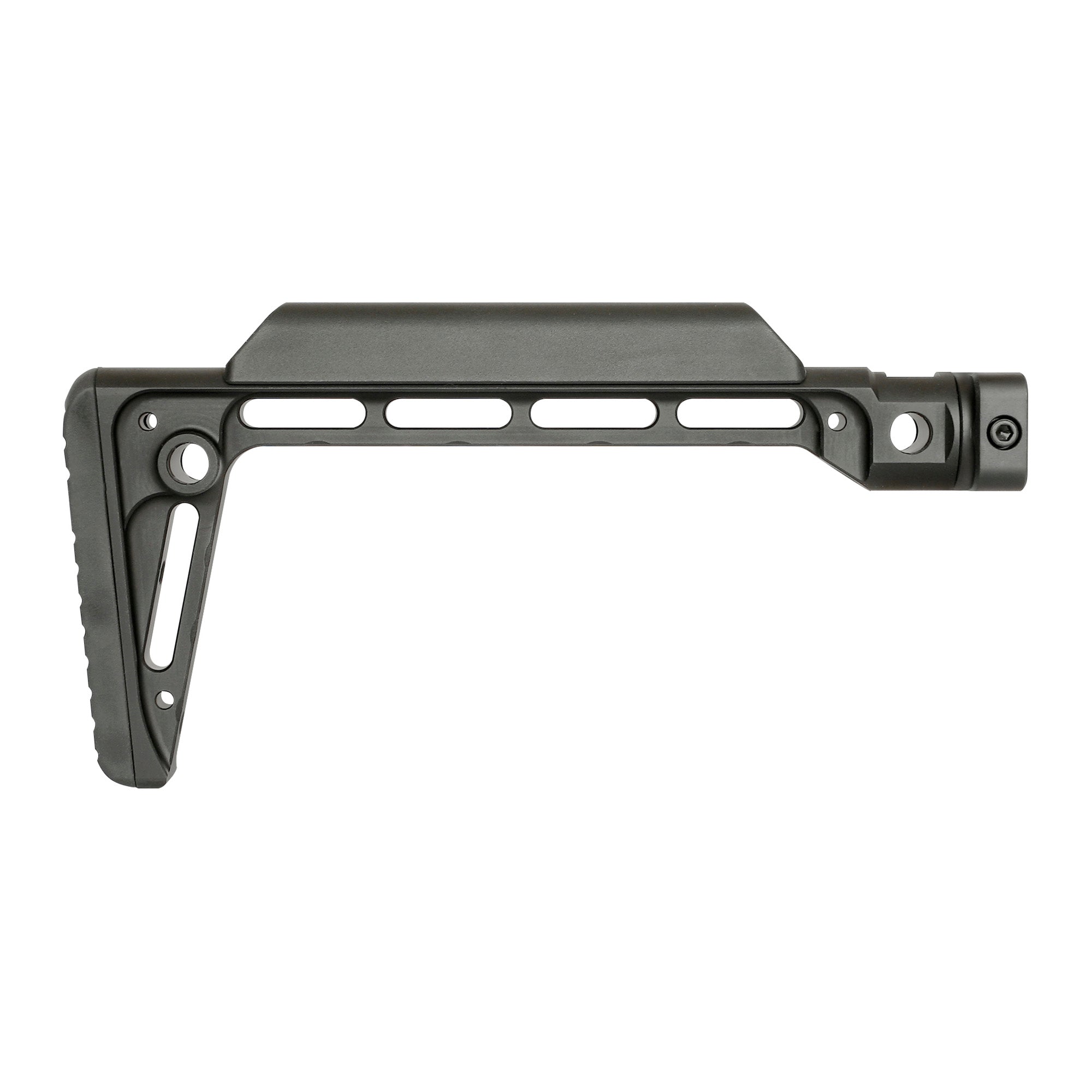 Midwest Industries Minimalist Fixed Stock Black for Improved Firearm Stability and Comfort