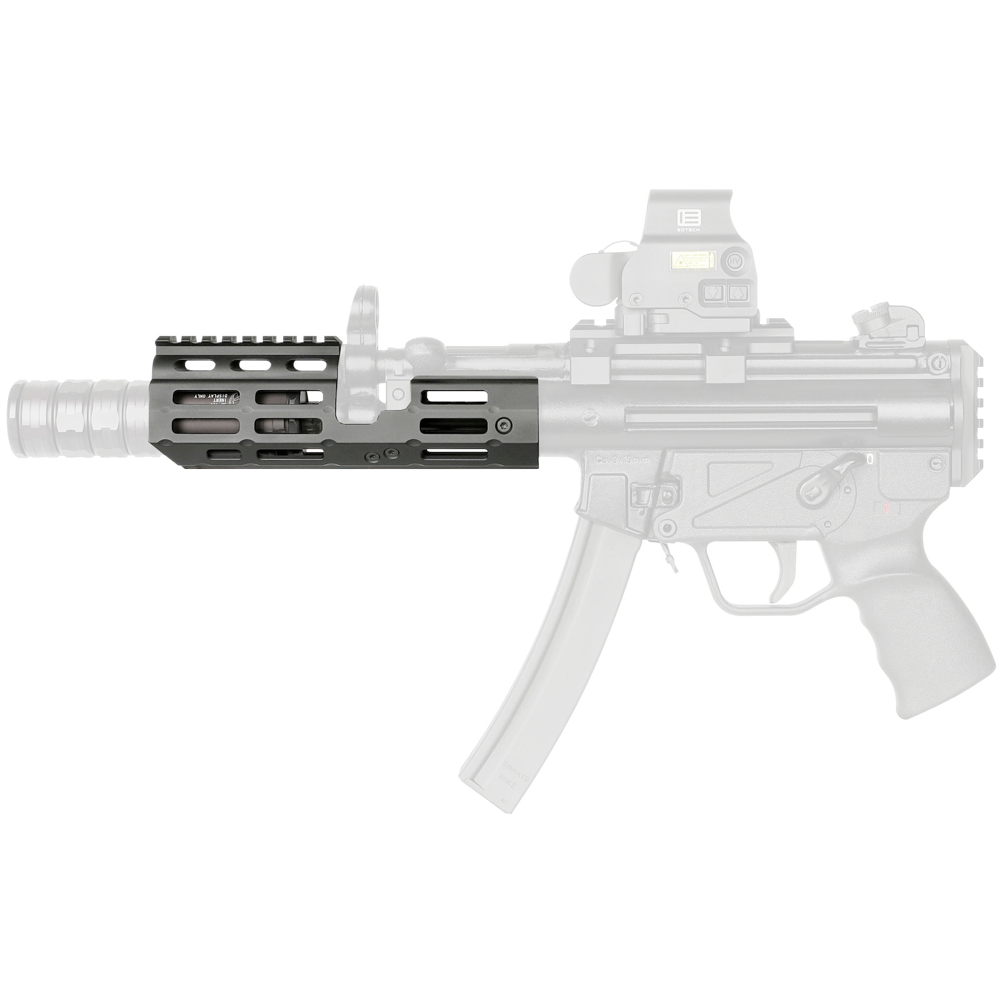 Midwest Industries MLOK Suppressor Handguard for MP5K - Black