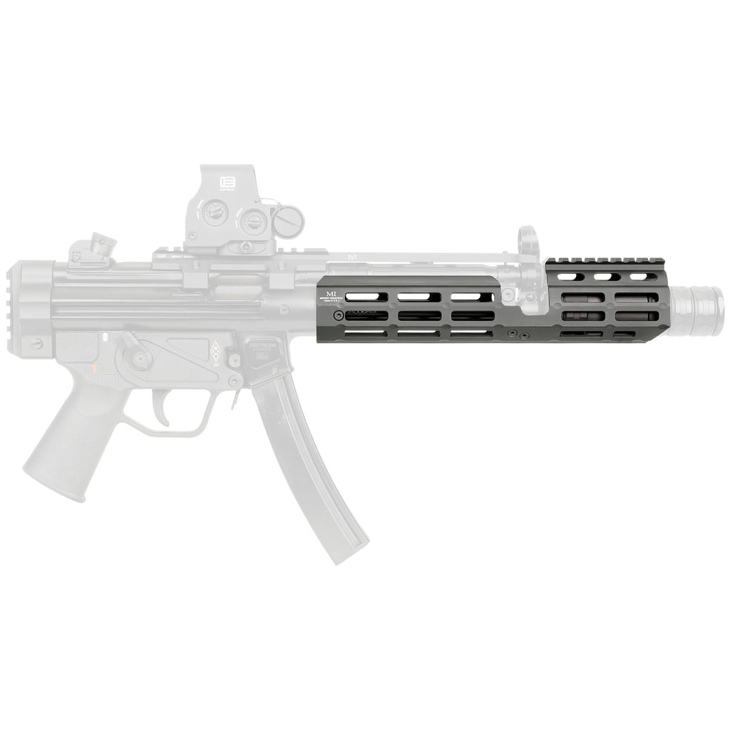 Midwest Industries MLOK Suppressor Handguard for MP5 - Black, Model MI-MP5-SD