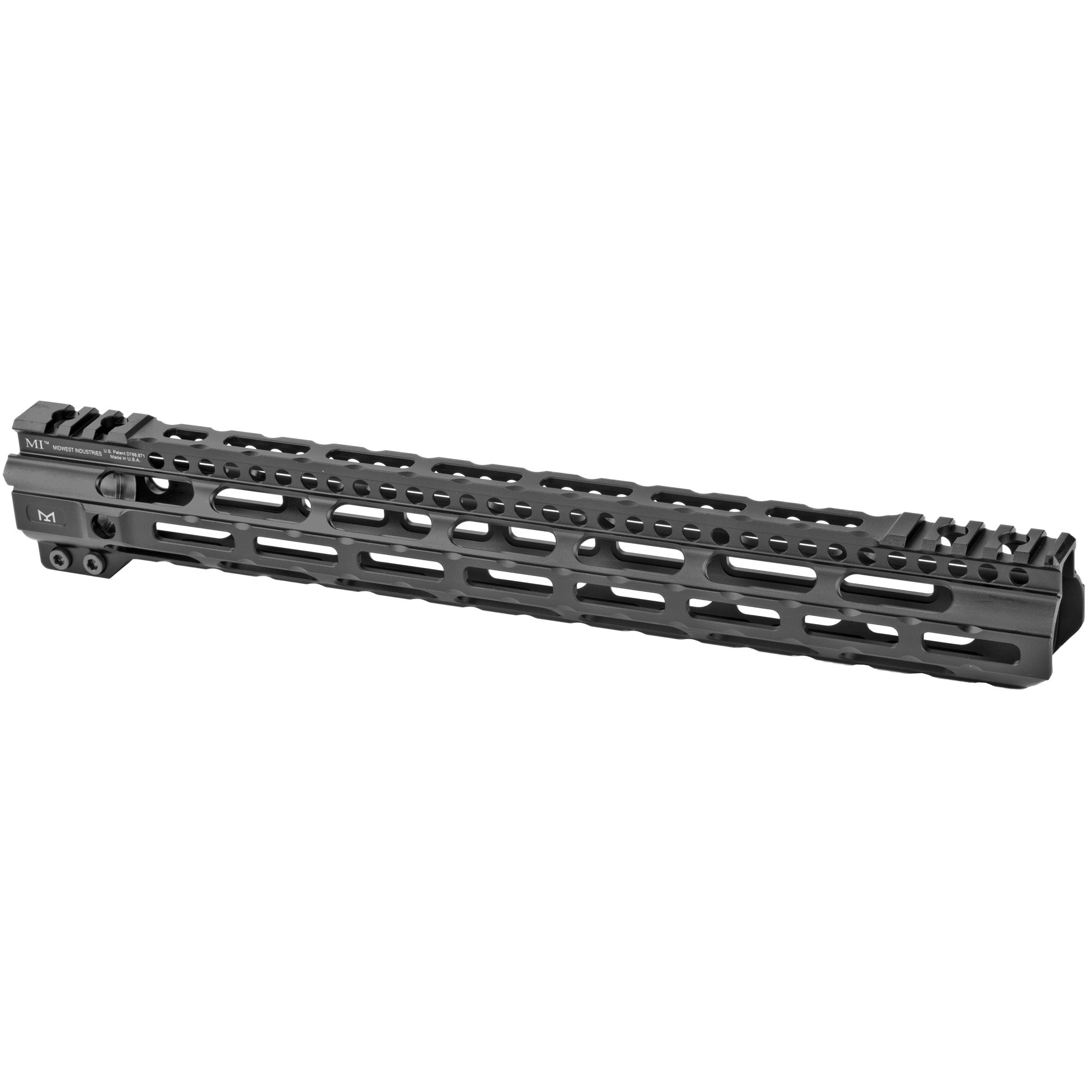 Midwest Industries Ultra Lightweight 15-Inch M-LOK Handguard with Titanium Barrel Nut