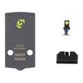 Night Fision NF Plate + Backup Night Sight for Glock 43X/48 MOS — Precision Mounting Solution