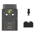 Night Fision NF PLATE+BS 509T Glock FS MOS Optic Plate and Backup Sight Combo