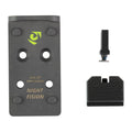 Night Fision NF PLATE+BS LP DPP Fits Glock FS MOS Pistol Optic and Backup Sight Combo
