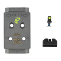 Night Fision NF Plate+NS EPS Fits Glock FS MOS – Premium Pistol Optic and Backup Sight Combo