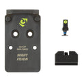 Night Fision NF PLATE+NS RMR/507C Glock MOS Optic Plate and Backup Sight Combo