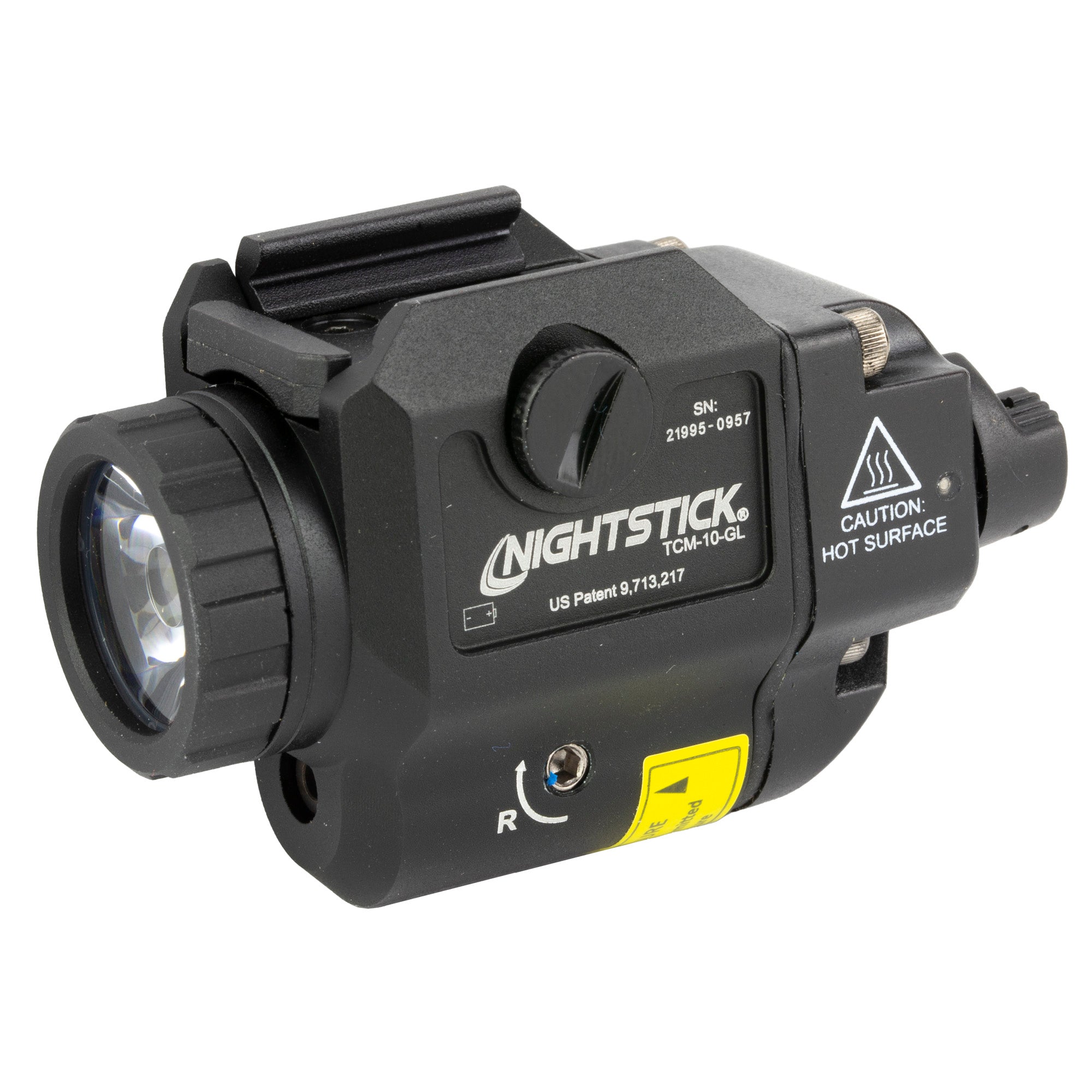Nightstick TCM-10-GL Compact Weapon-Mounted Light with Green Laser