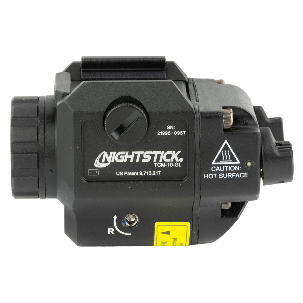 Nightstick TCM-10-GL Compact Weapon-Mounted Light with Green Laser