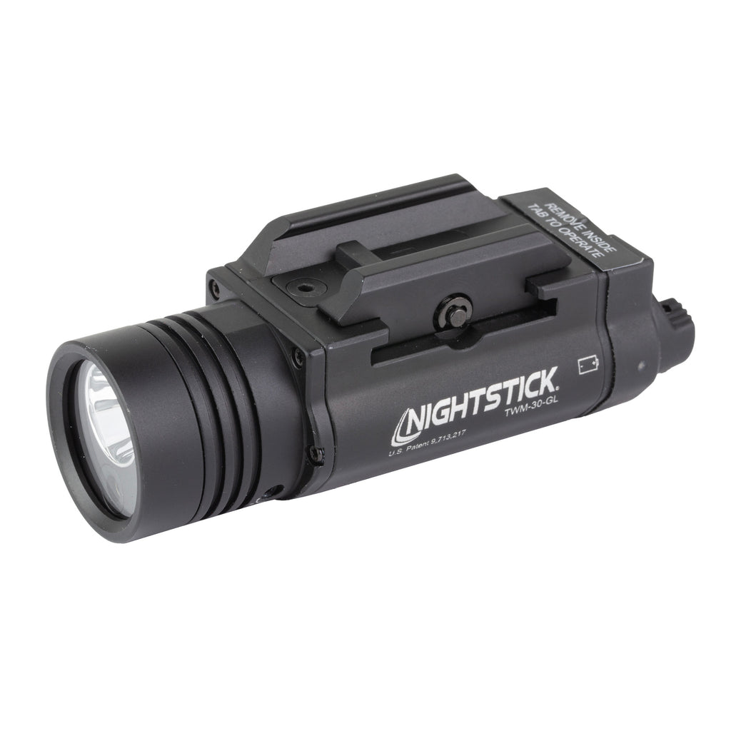 Nightstick TWM-30-GL Tactical Weapon-Mounted Light with Green Laser – 1200 Lumens, 228-Meter Beam
