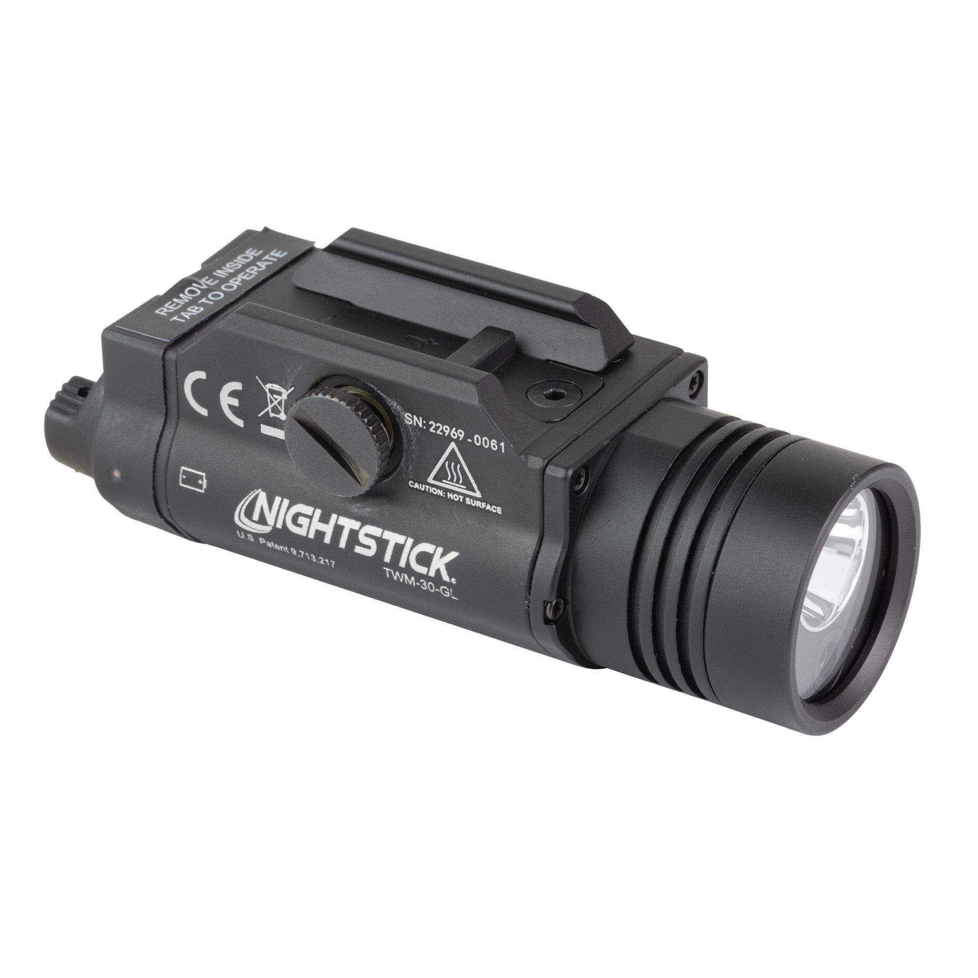 Nightstick TWM-30-GL Tactical Weapon-Mounted Light with Green Laser – 1200 Lumens, 228-Meter Beam