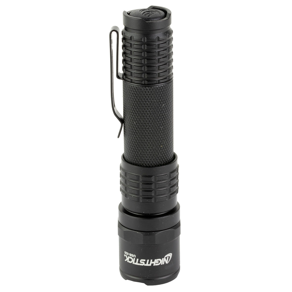 Nightstick USB-320 Rechargeable LED Flashlight – Compact, Waterproof, 320 Lumens