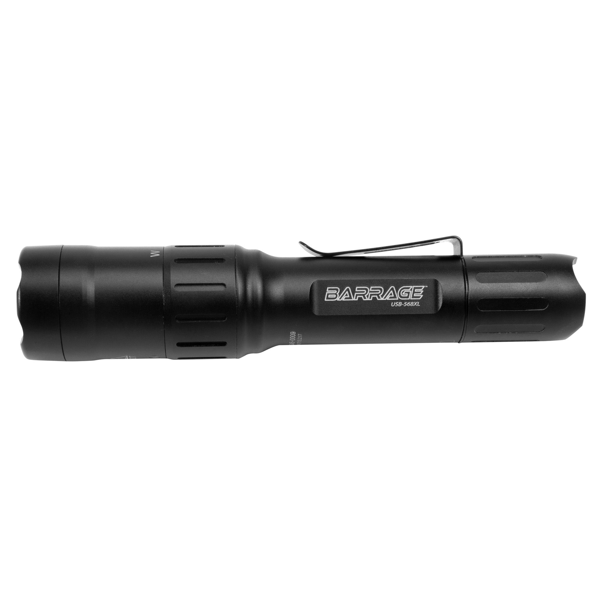 Nightstick BARRAGE USB-568XL Tactical Flashlight with 900 Lumens and Red/Green Flood Lights