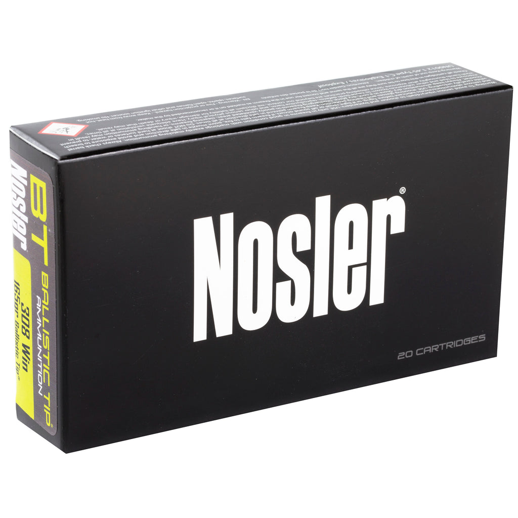 Nosler 308 Winchester 165 Grain Ballistic Tip Hunting Ammunition (20 rounds per box, 200 per case)