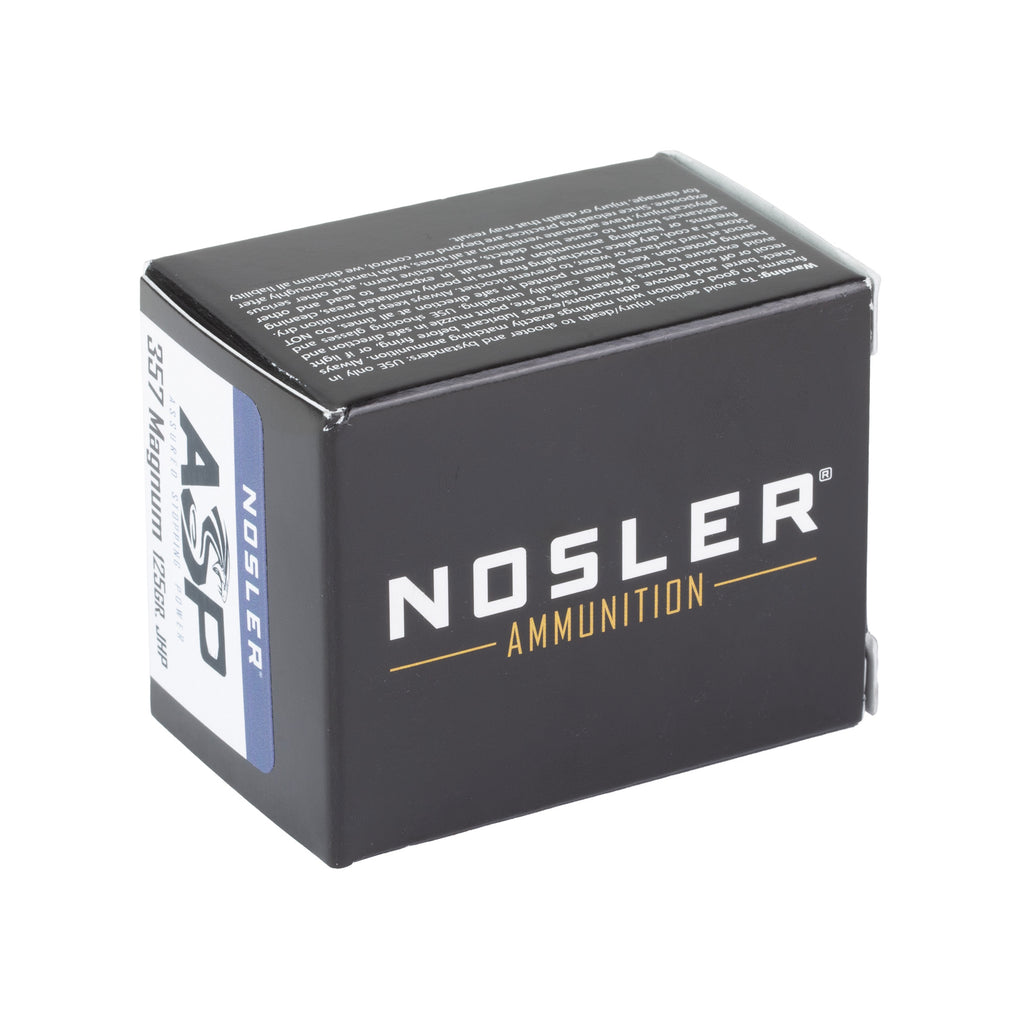 Nosler Assured Stopping Power .357 Magnum 125-Grain Hollow Point Ammunition - 20 Rounds