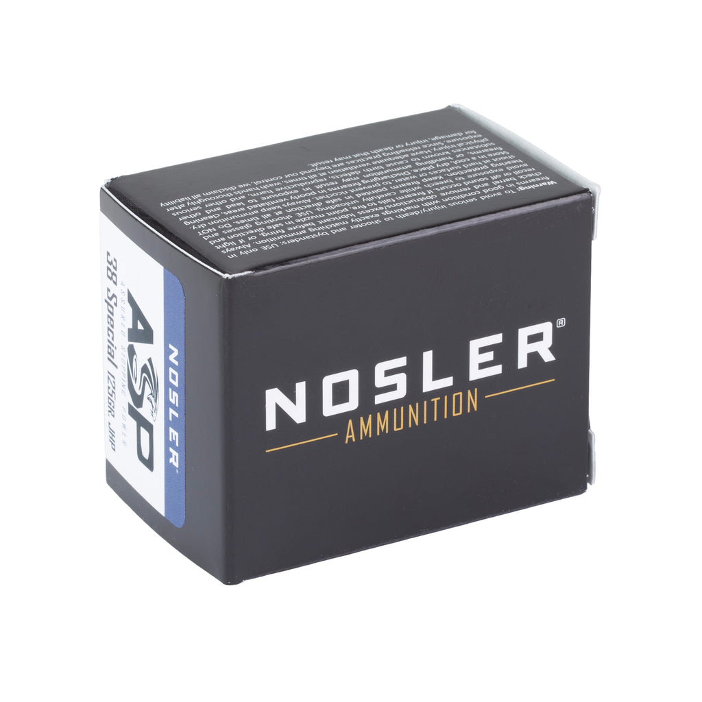 Nosler Assured Stopping Power 38 Special 125-Grain Hollow Point Ammunition (20 Rounds)
