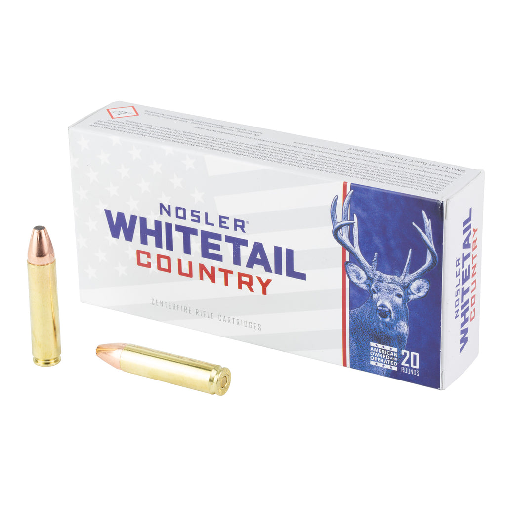 Nosler Whitetail Country 400 Legend 215-Grain Straight-Wall Ammunition (20 Rounds)