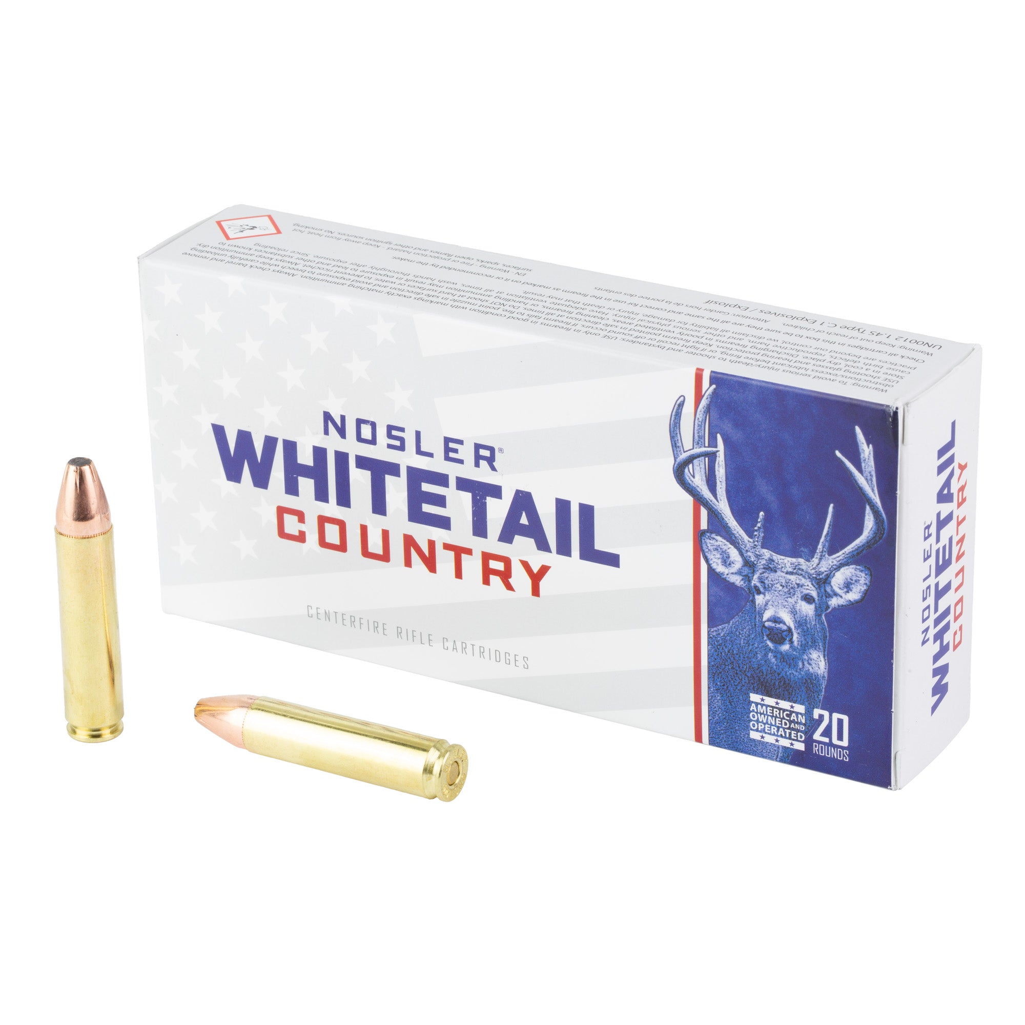 Nosler Whitetail Country 400 Legend 215-Grain Straight-Wall Ammunition (20 Rounds)