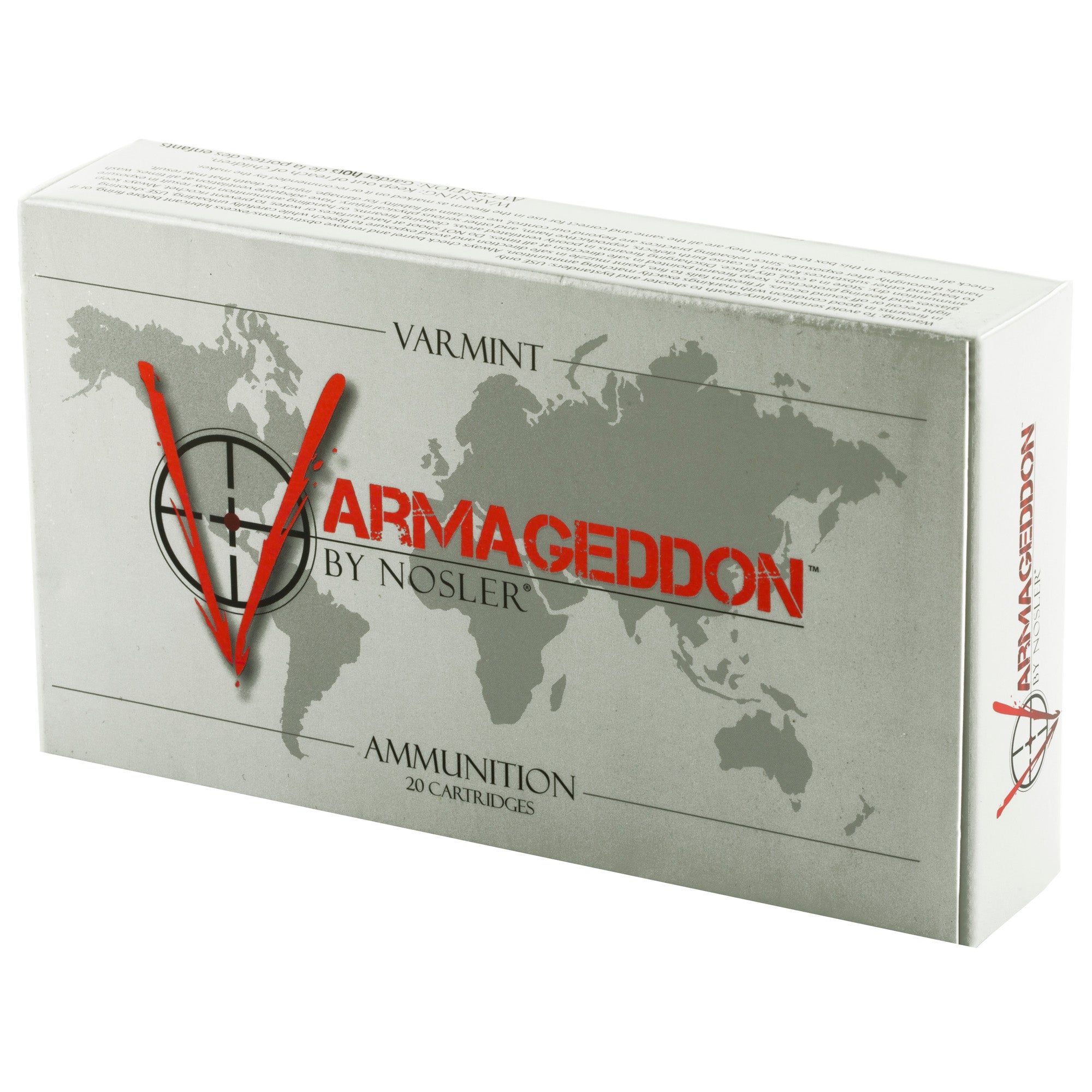 Nosler Varmageddon 308 Winchester 110-Grain Flat Base Tipped Ammunition (20 Rounds per Box)