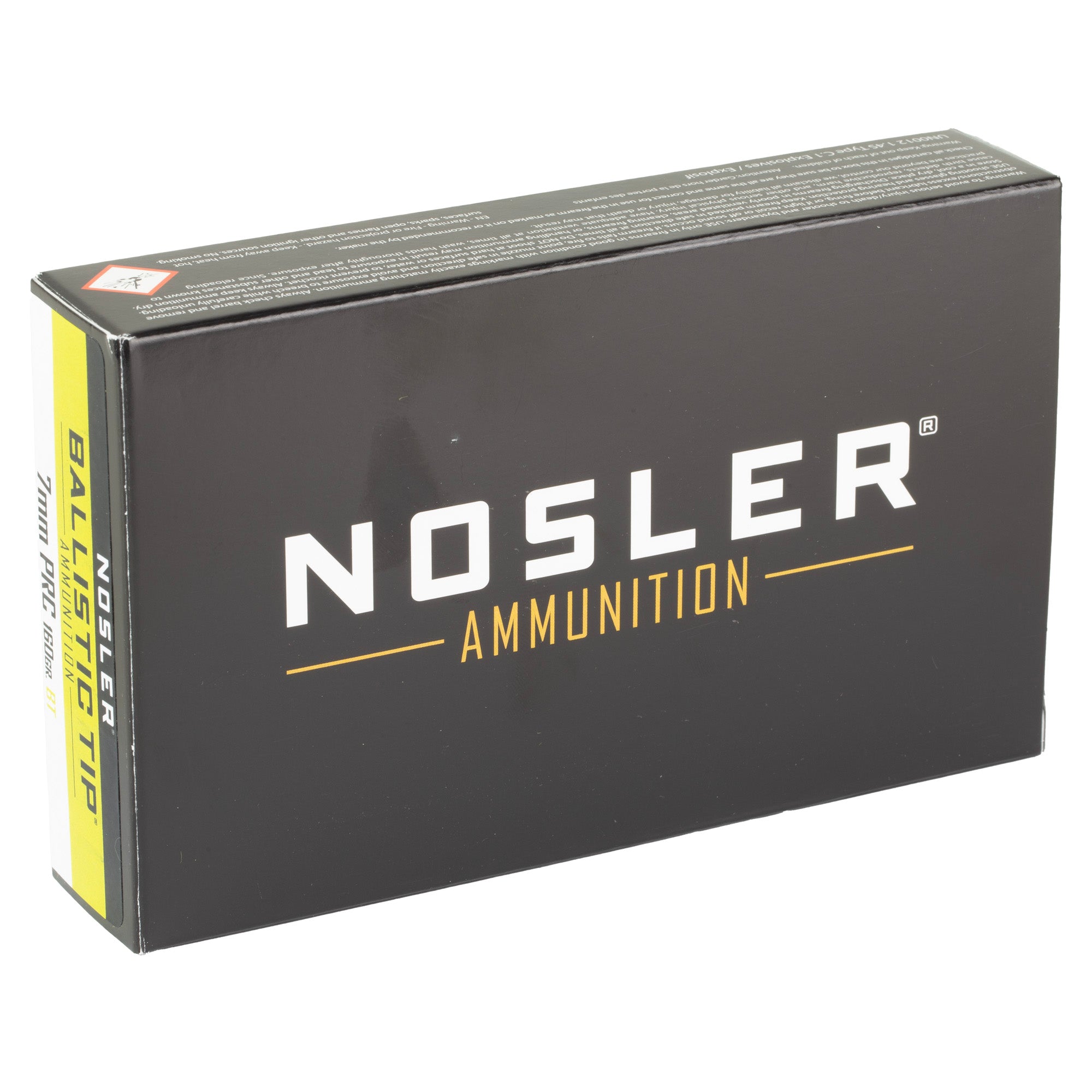 Nosler 7mm PRC 160 Grain Ballistic Tip Ammunition - 20 Rounds per Box