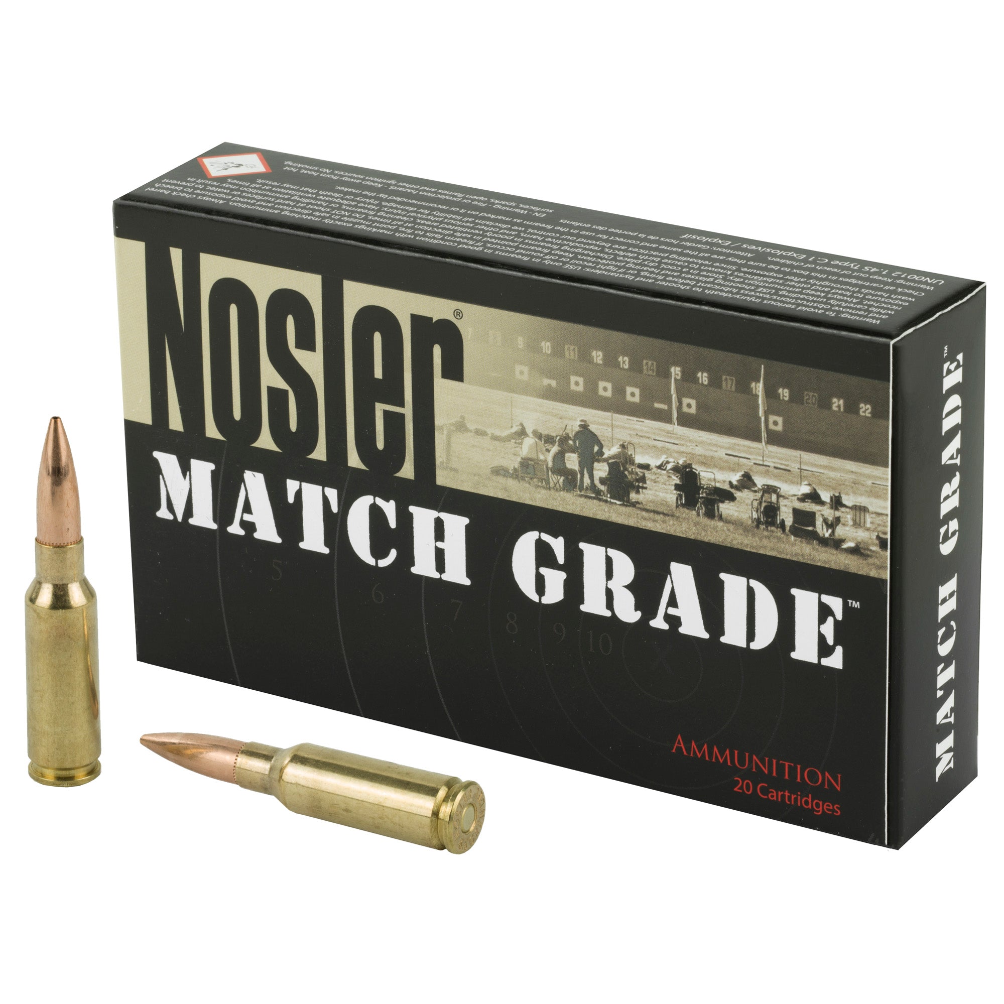 Nosler Custom Competition 6.5 Grendel 123 Grain Bullets (20/200)