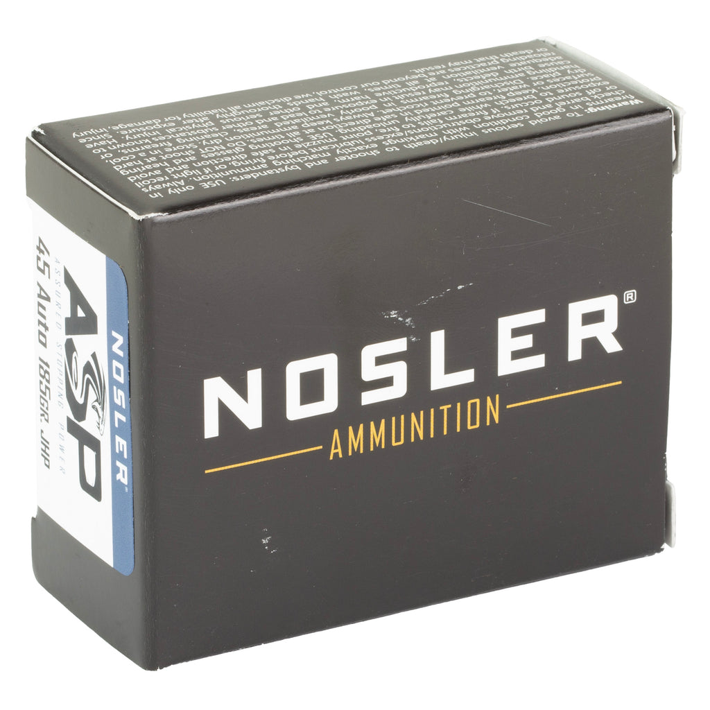 Nosler Assured Stopping Power 45 ACP 185-Grain Hollow Point Ammunition (20 Rounds)