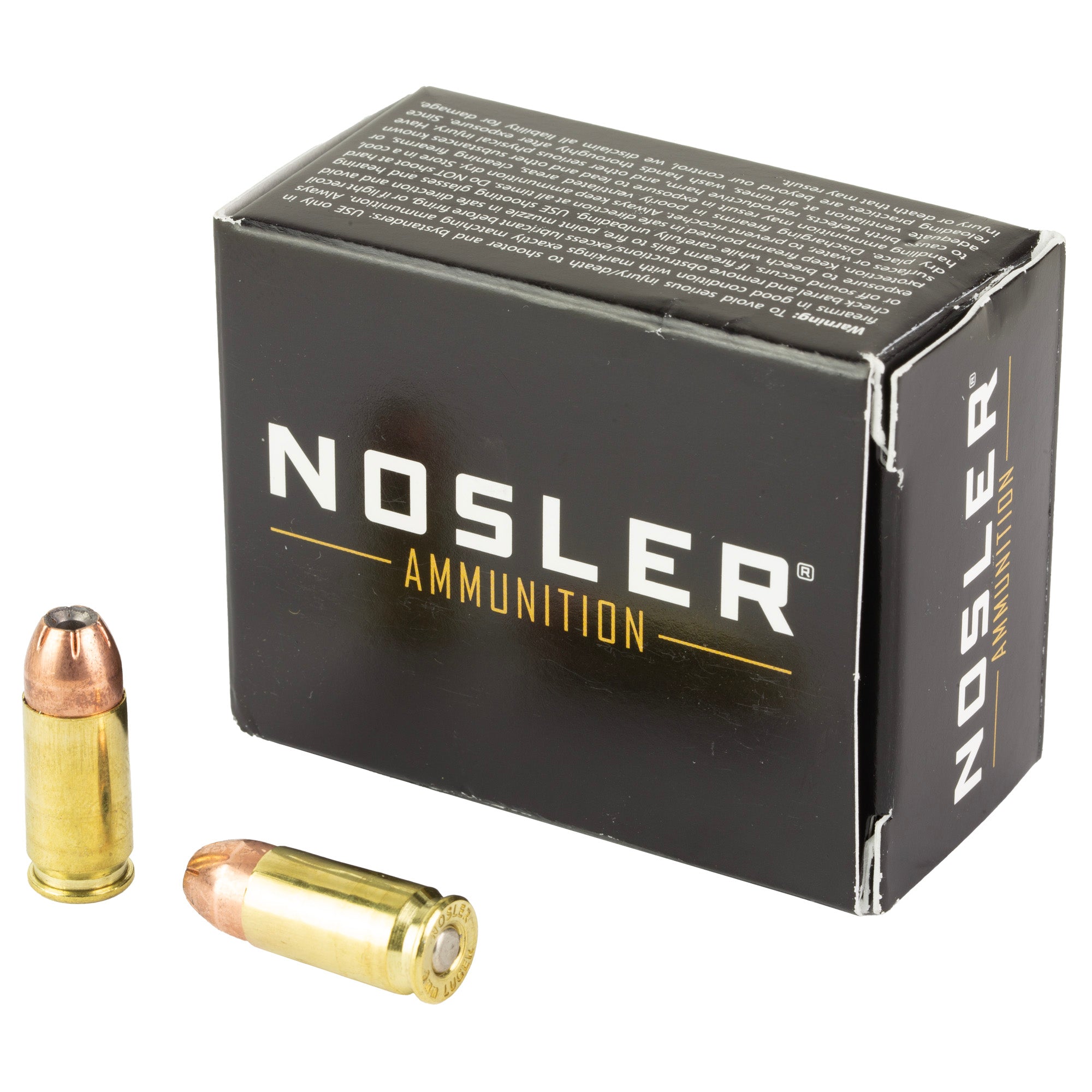 Nosler Assured Stopping Power 9mm 115 Grain Hollow Point Ammunition (20 Rounds)