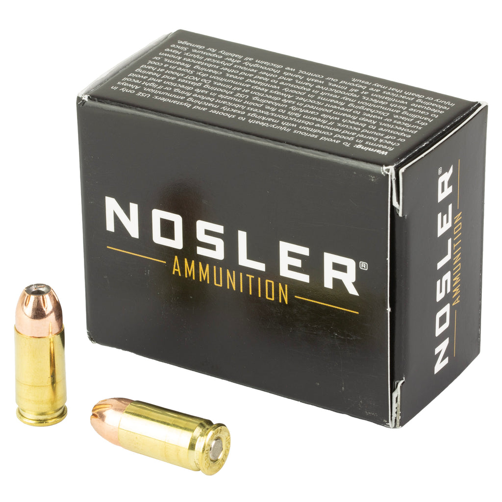 Nosler Assured Stopping Power 9mm 147-Grain Hollow Point Ammunition (20 Rounds)