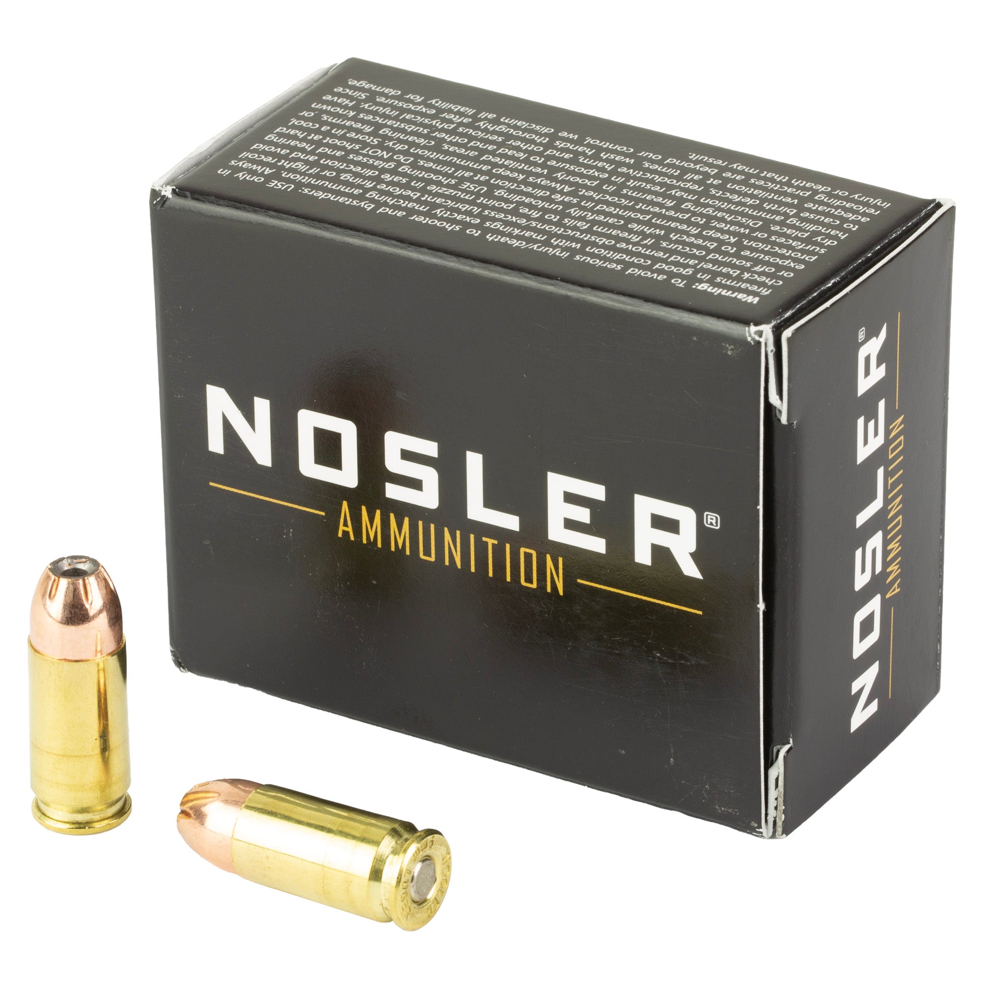 Nosler Assured Stopping Power 9mm 147-Grain Hollow Point Ammunition (20 Rounds)