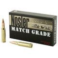 Nosler Match Grade 308 Winchester 168 Grain Custom Competition Ammunition (20 Rounds per Box, 200 per Case)