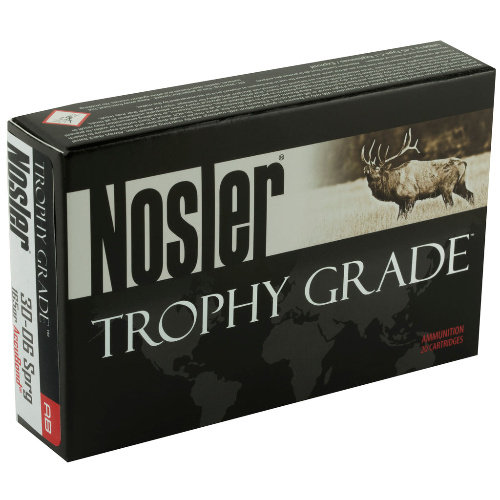 Nosler Trophy Grade 30-06 Springfield 165 Grain AccuBond Ammunition (20 Rounds per Box)