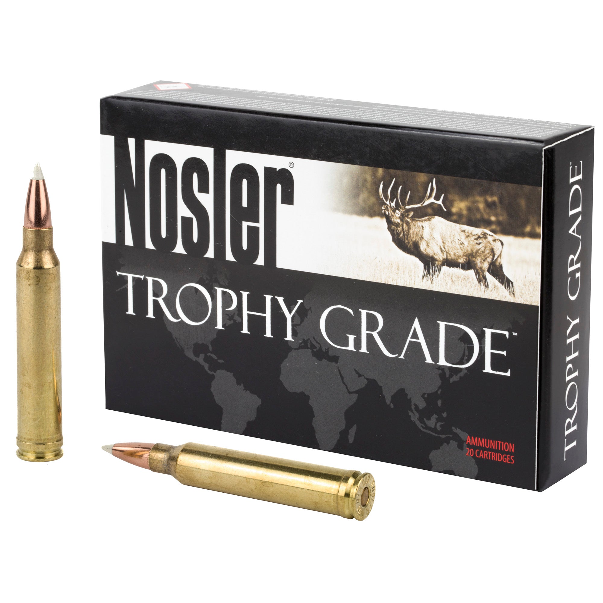 Nosler Trophy Grade 300 Winchester Magnum 180-Grain AccuBond Ammunition - Box of 20