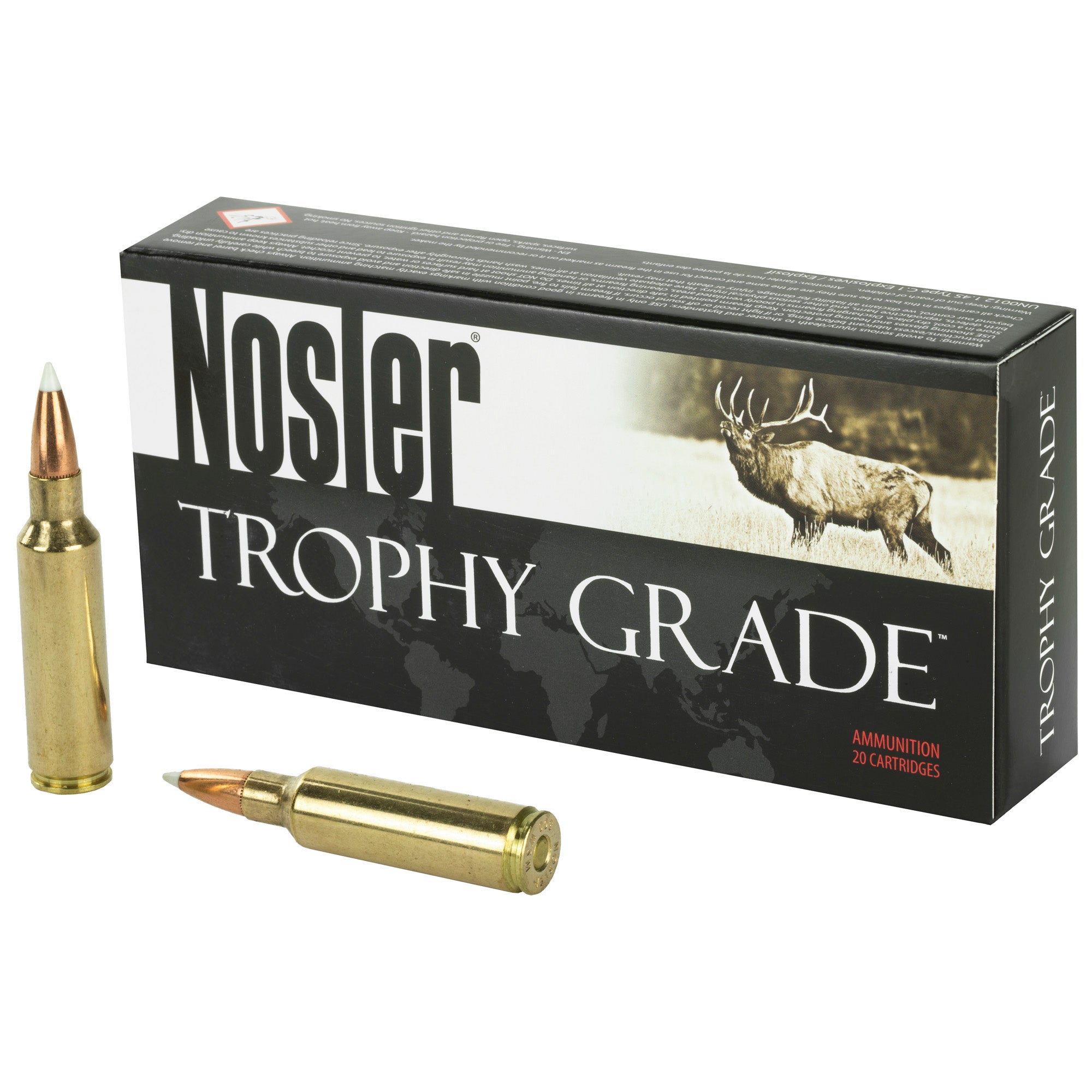 Nosler Trophy Grade 300 Winchester Short Magnum 180 Grain AccuBond Ammunition - 20 Rounds