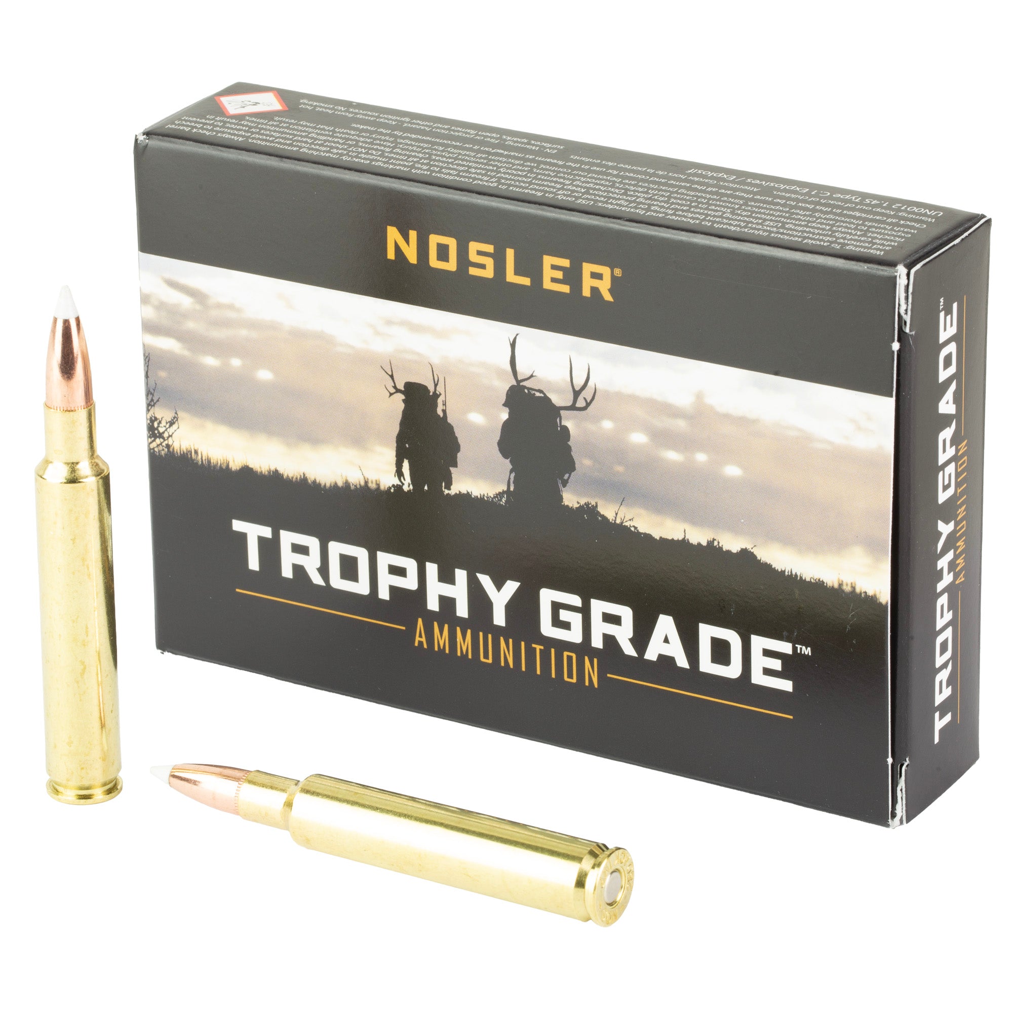 Nosler Trophy Grade Ammunition for 280 Ackley Improved with 160 Grain Nosler AccuBond Bullets