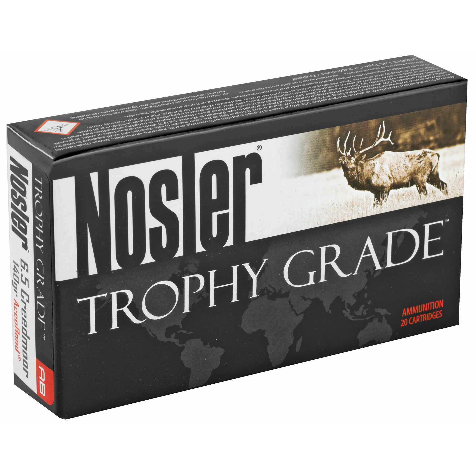 Nosler AccuBond 6.5 Creedmoor 140-Grain Rifle Bullets – 20 Count Box and 200 Count Case