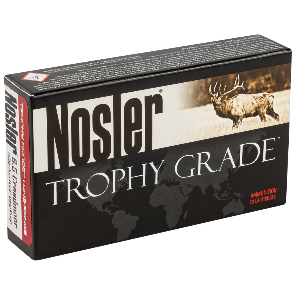 Nosler 6.5 Creedmoor AccuBond 142 Grain Rifle Bullets (20/200) - Model 60105