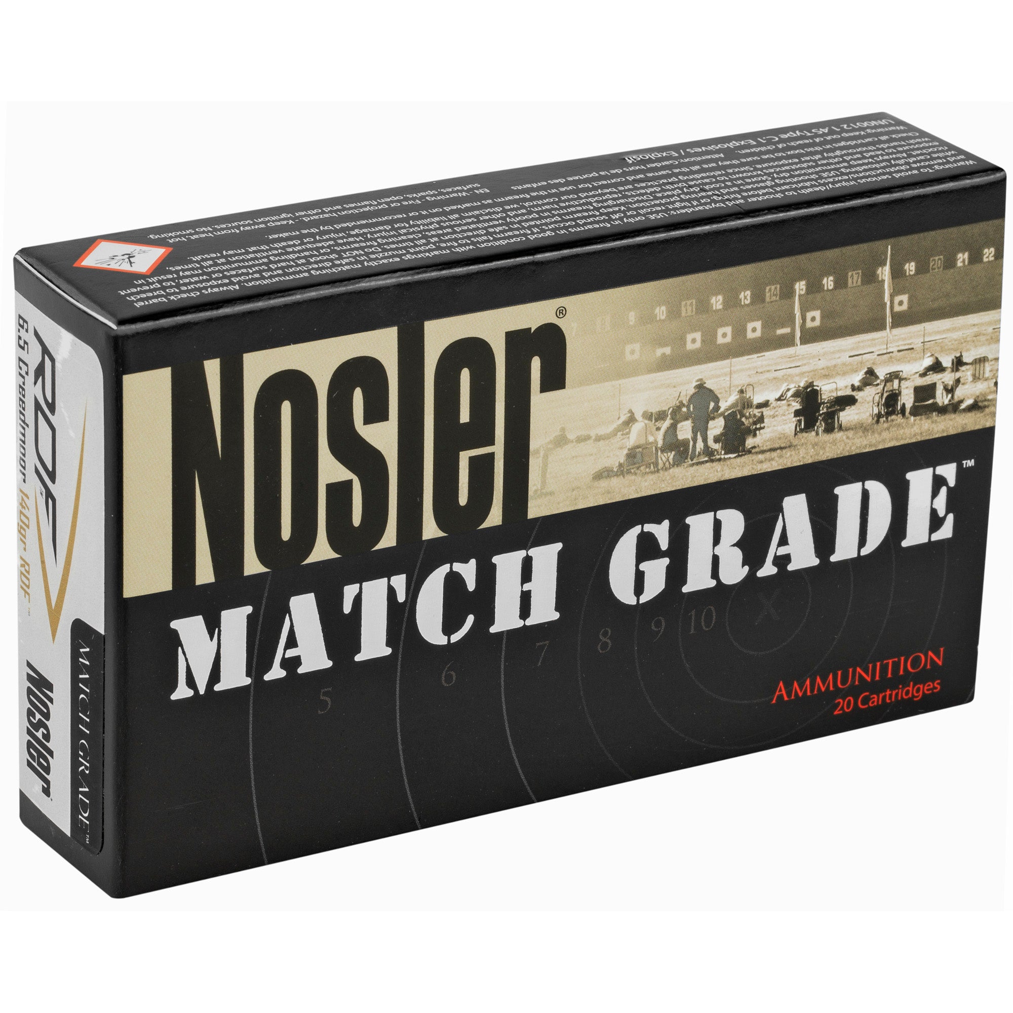 Nosler 6.5 Creedmoor RDF HPBT 140-Grain Boat Tail Hollow Point Bullets (20/200)