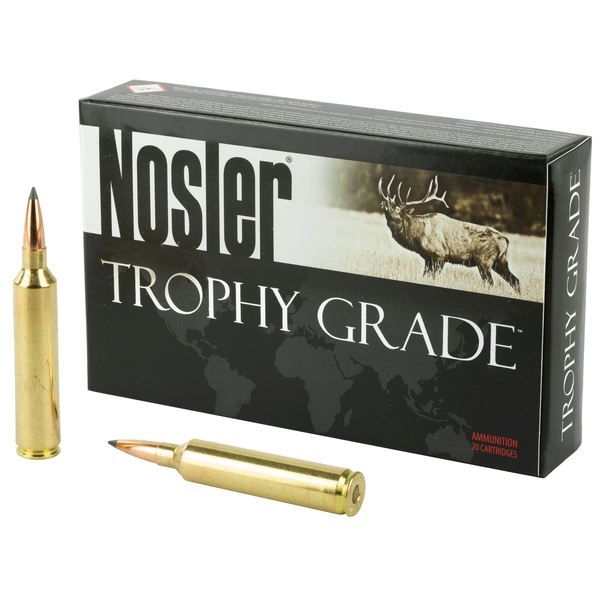 Nosler Trophy Grade AccuBond Long Range Ammunition for 26 Nosler, 142 Grain, 20 Rounds per Box