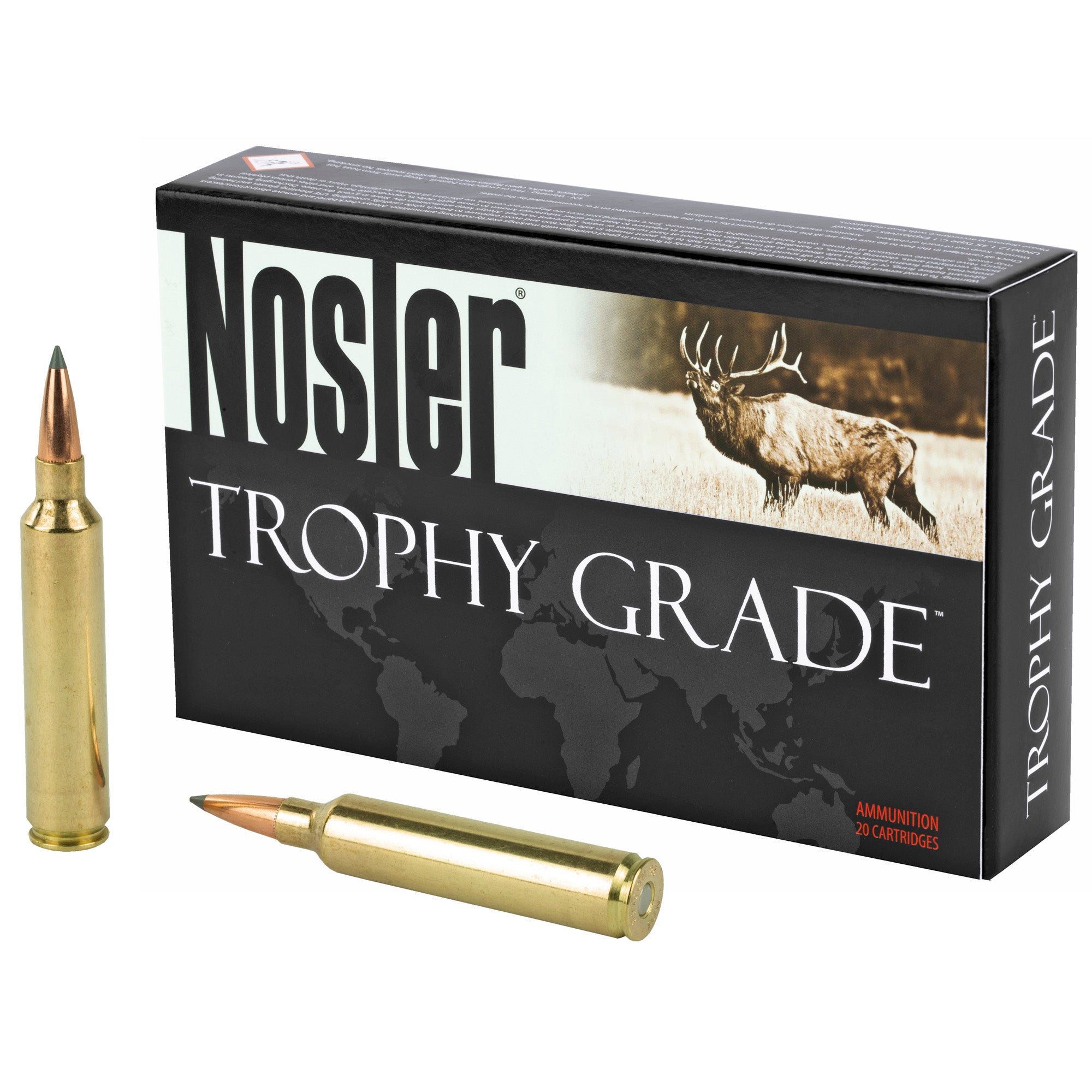 Nosler Trophy Grade AccuBond Long Range Ammunition for 28 Nosler, 175 Grain, 20 Rounds per Box