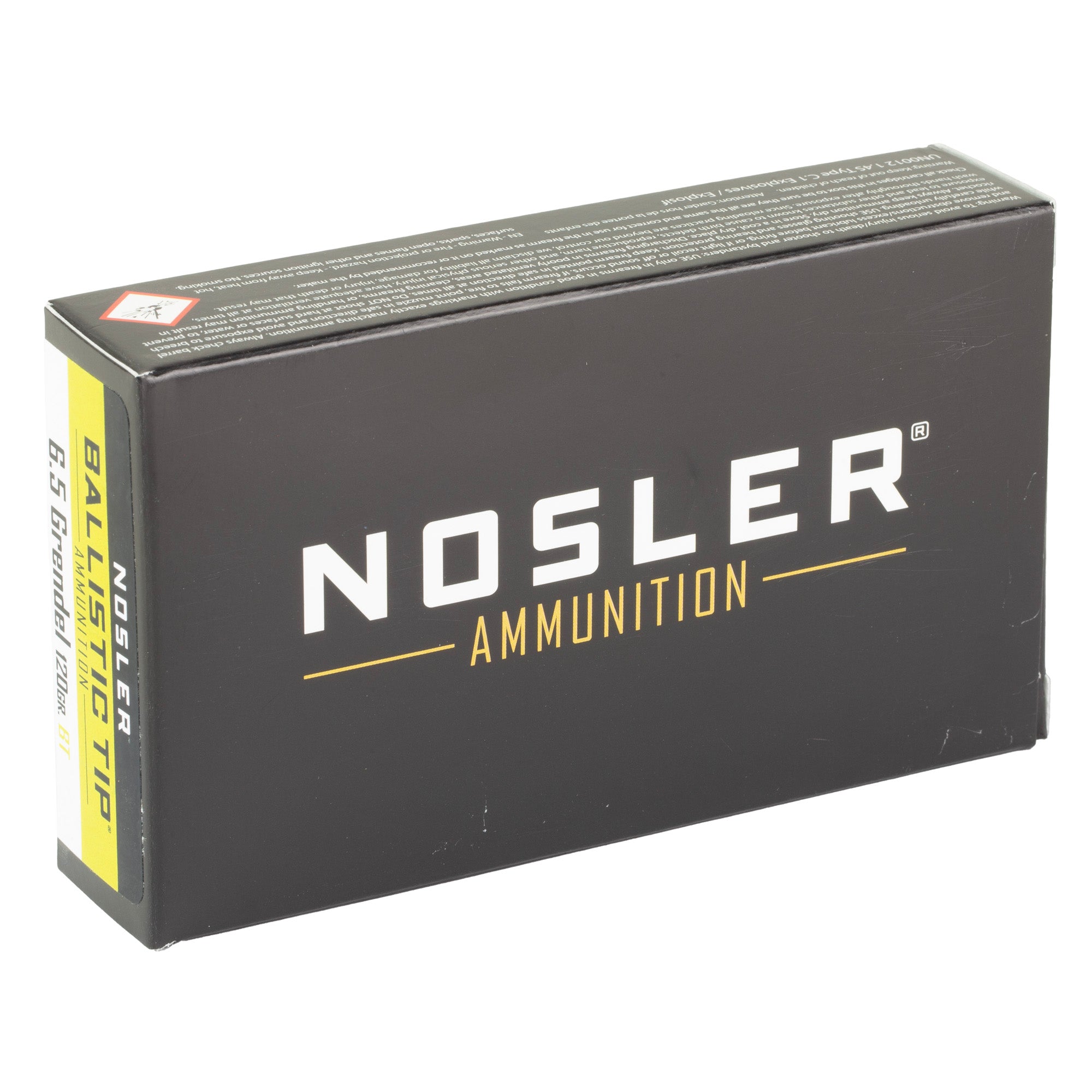 Nosler 6.5 Grendel Ballistic Tip Ammunition – 120 Grain, 20 Rounds Per Box