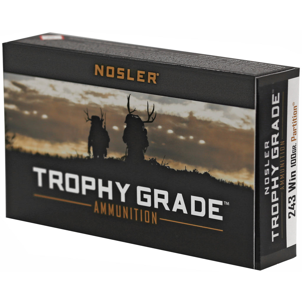 Nosler Trophy Grade 243 Winchester 100-Grain Partition Ammunition (20 Rounds Per Box)