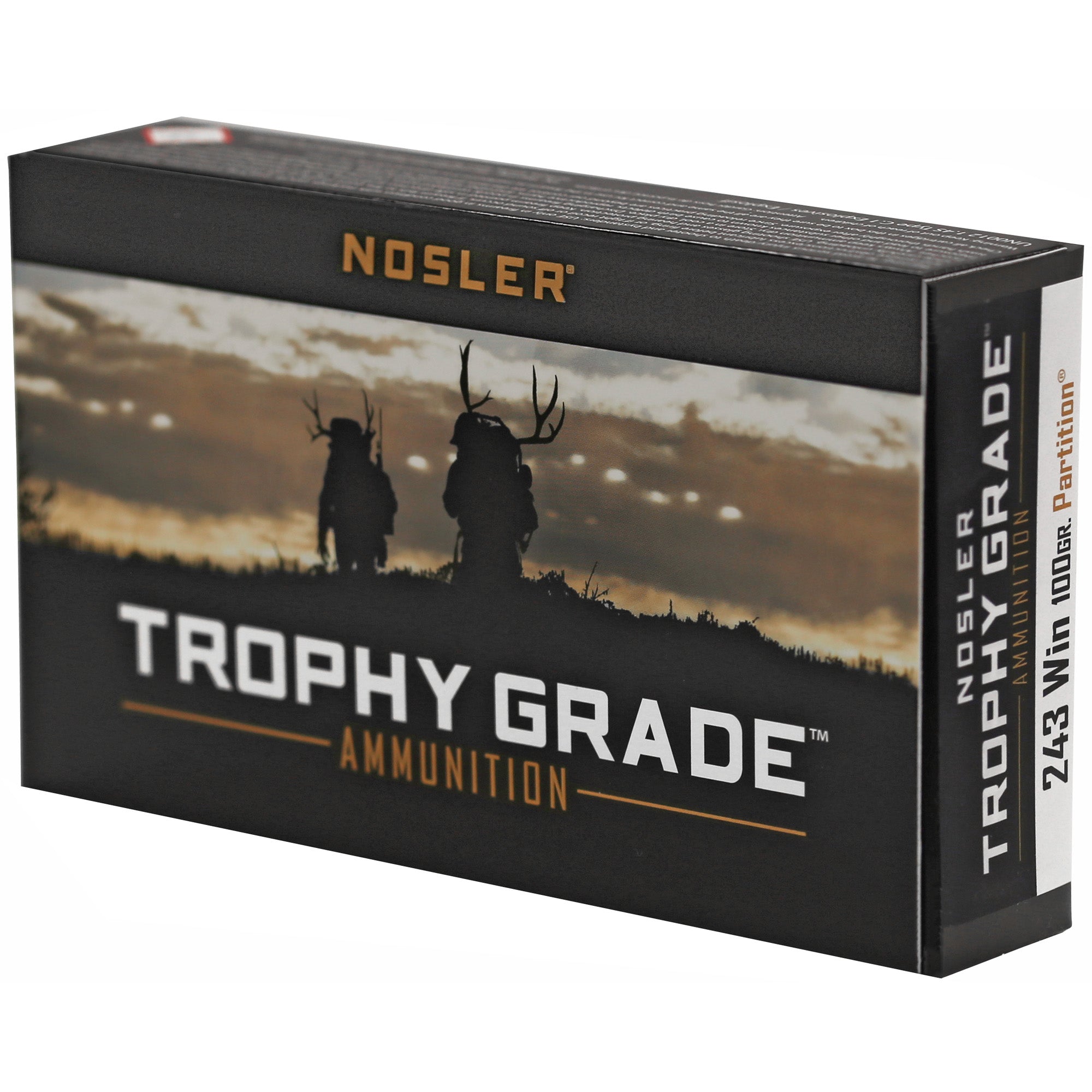 Nosler Trophy Grade 243 Winchester 100-Grain Partition Ammunition (20 Rounds Per Box)