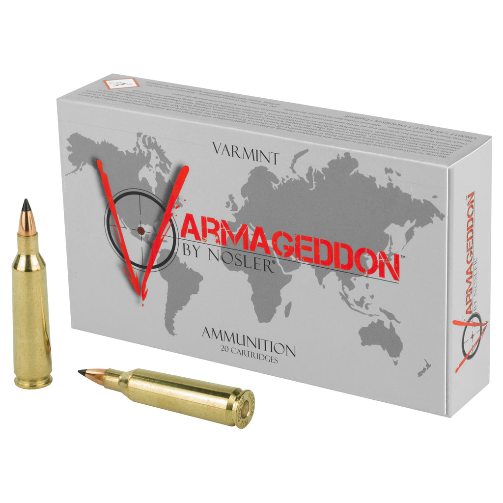 Nosler Varmageddon .22-250 Remington 55 Grain Flat Base Tipped Bullets (20/200)