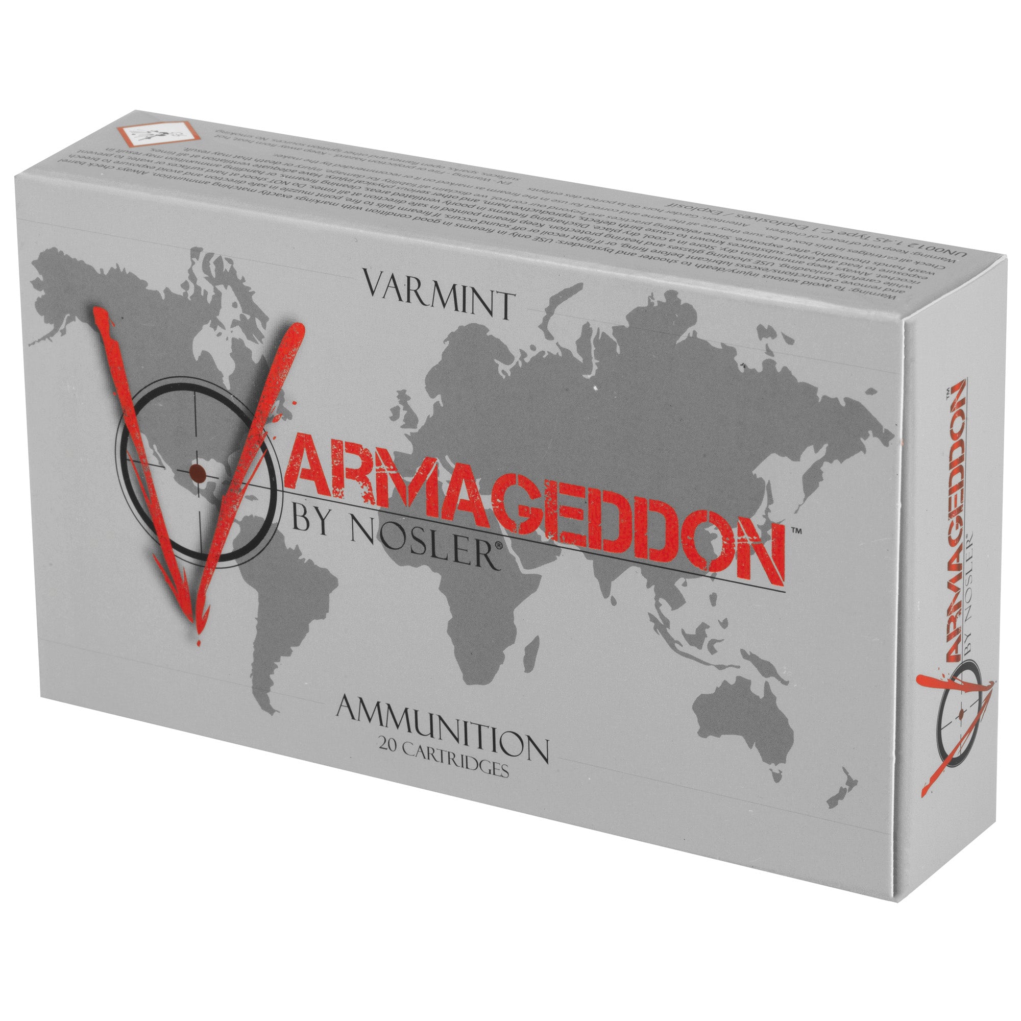 Nosler Varmageddon Flat Base Tipped Bullets for 6mm Creedmoor, 70 Grain, Pack of 20