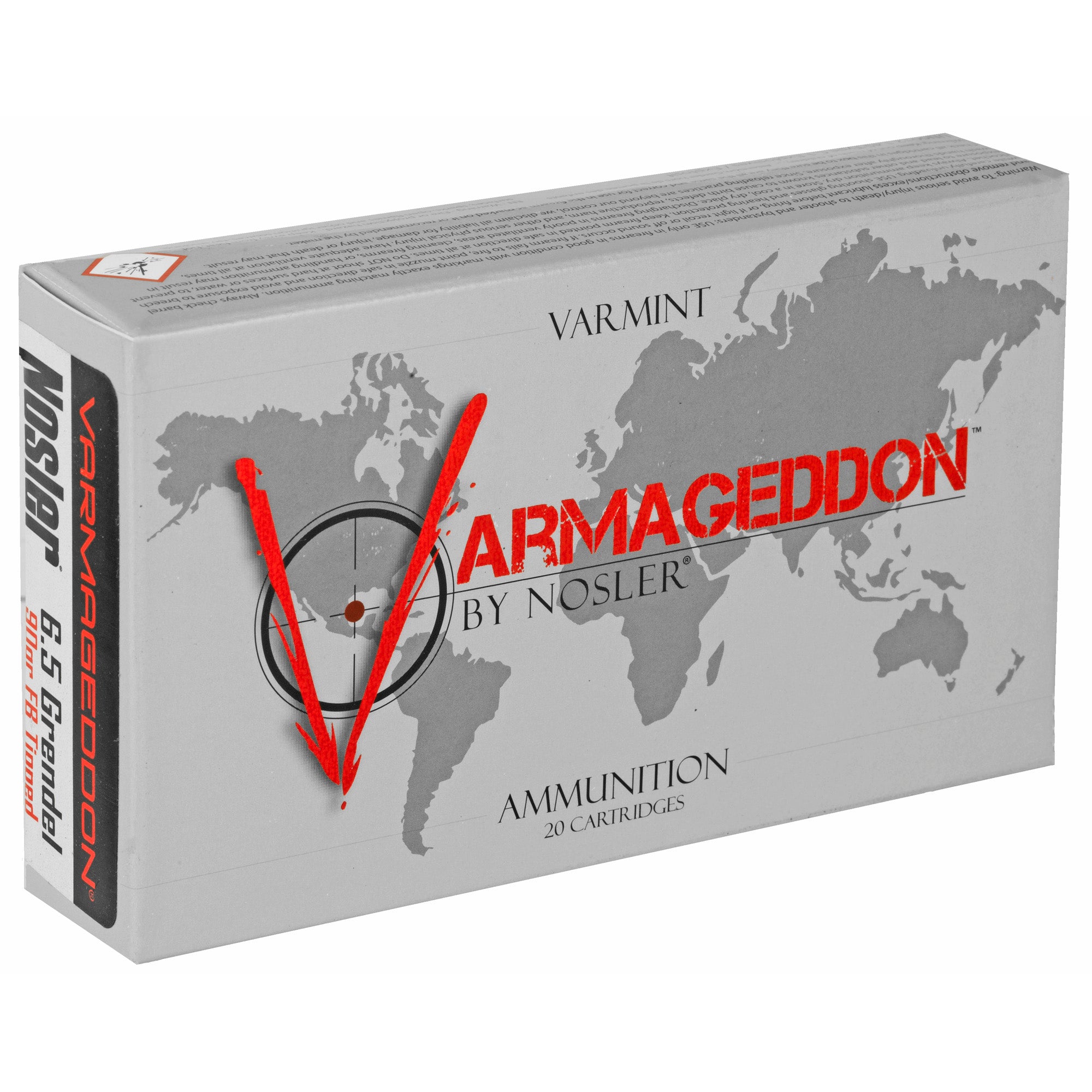 Nosler Varmageddon 6.5 Grendel 90-Grain Flat Base Tipped Bullets (20 per Box, 200 per Case)
