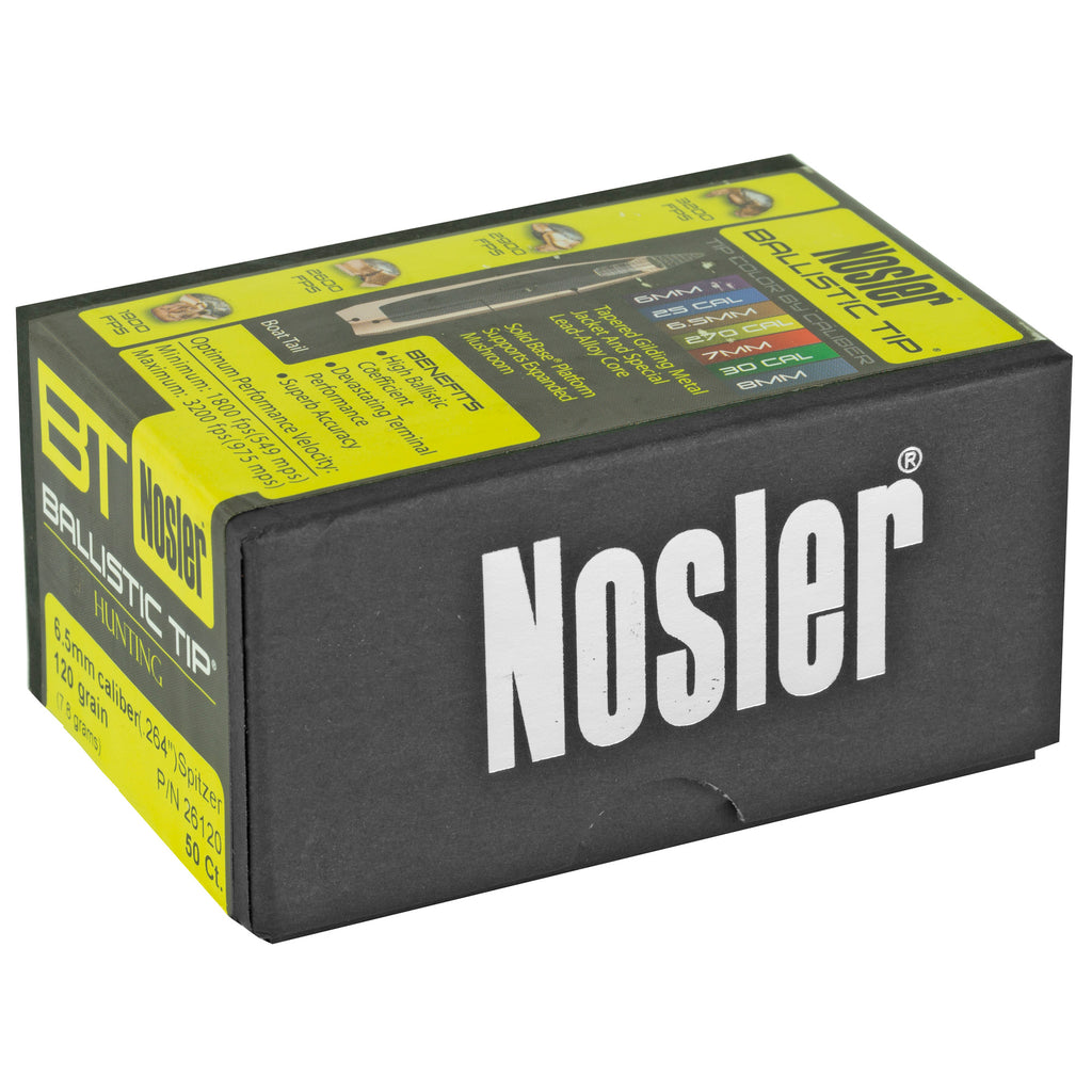 Nosler 6.5mm 120 Grain Ballistic Tip Bullets - 50 Count